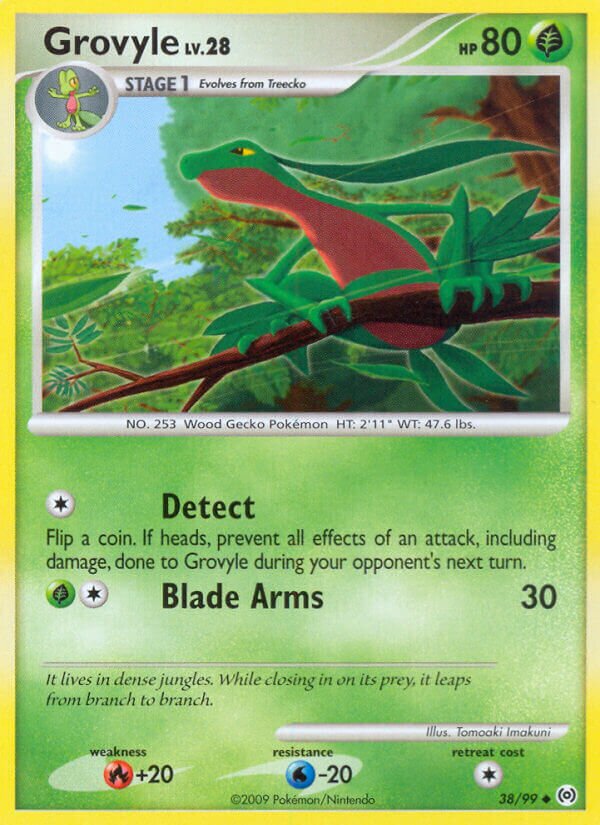 Grovyle - 38/99 - Uncommon (Inglés LP)