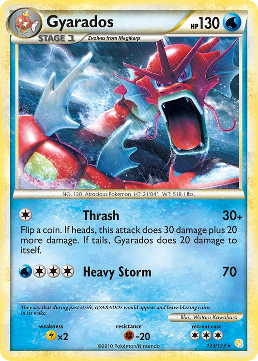 Gyarados - 123/123 - Rare Holo (Inglés Reverse Holo LP)