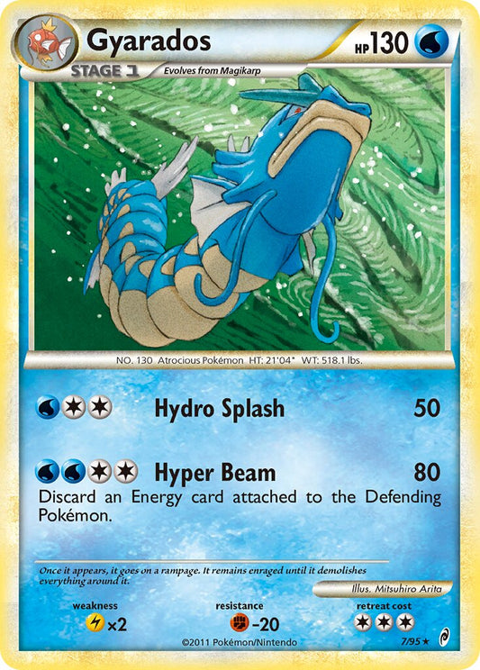 Gyarados - 7/95 - Rare Holo (Inglés Foil LP)