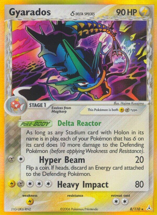 Gyarados - 8/110 - Rare Holo (Inglés Foil NM)