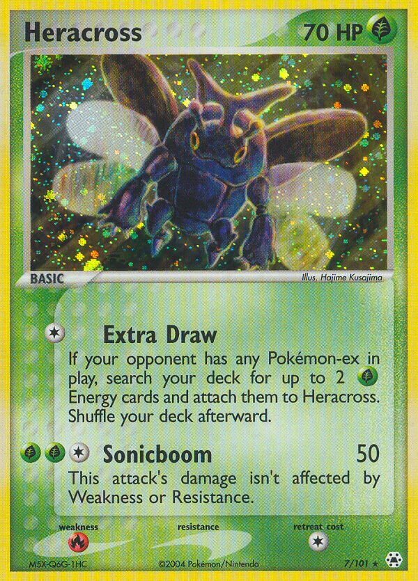 Heracross - 7/101 - Rare Holo (Inglés Foil MP)