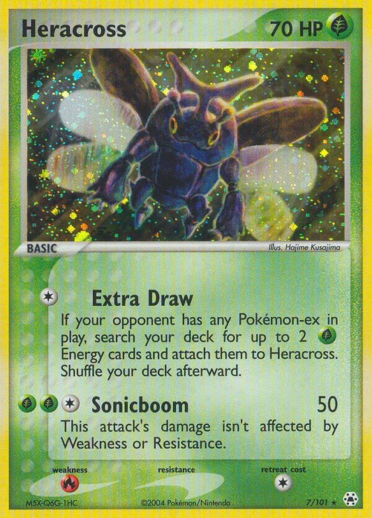 Heracross - 7/101 - Rare Holo (Inglés Foil MP)