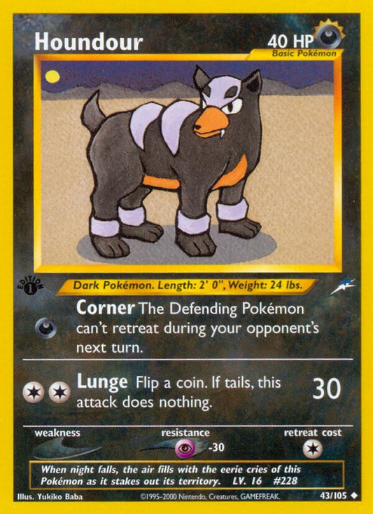 Houndour - 43/105 - Uncommon (Inglés LP)