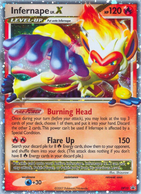 Infernape LV.X - DP10 - Promo (Inglés Foil MP)
