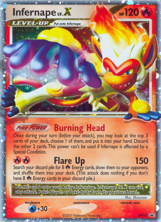 Infernape LV.X - DP10 - Promo (Inglés Foil MP)
