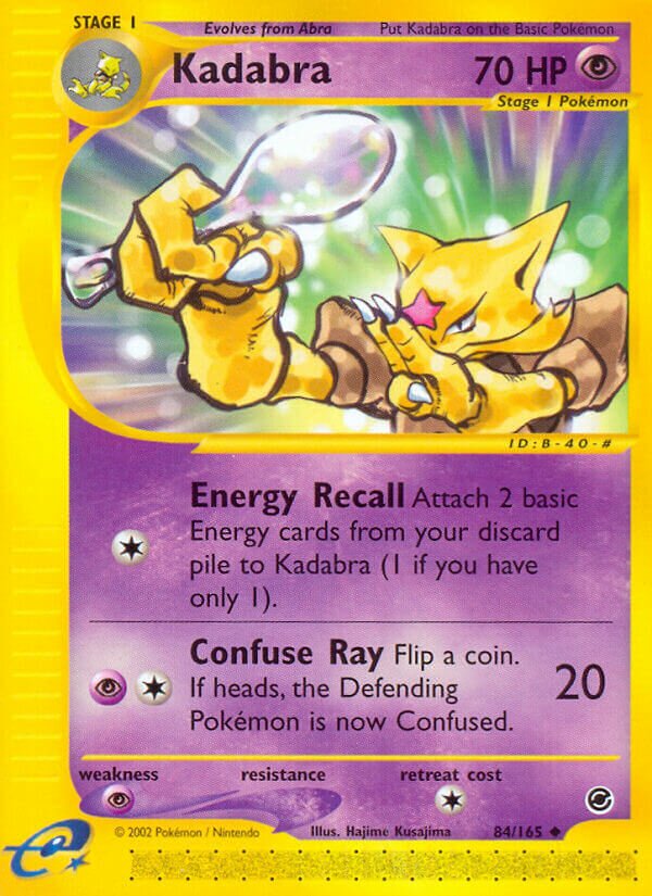 Kadabra - 84/165 - Uncommon (Inglés HP)