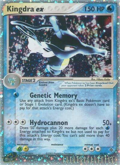 Kingdra ex - 92/97 - Rare Holo ex (Inglés Foil MP)