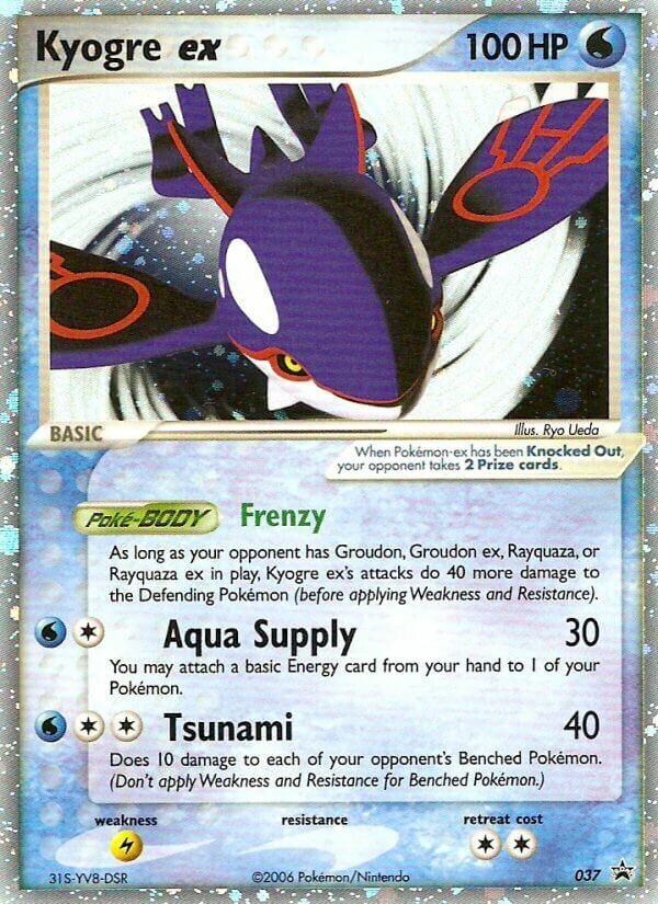 Kyogre ex - 037 - Promo (Inglés Foil MP)