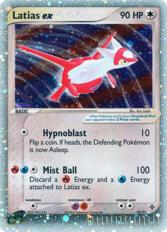 Latias ex - 93/97 - Rare Holo ex (Inglés Foil MP)
