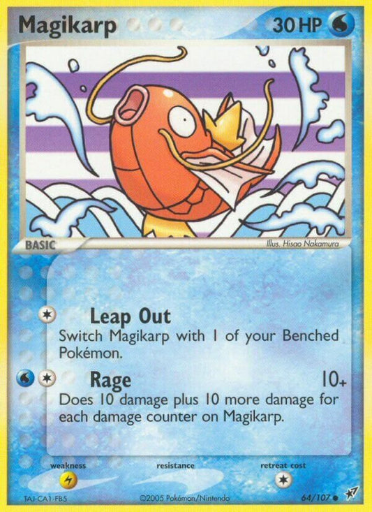 Magikarp - 64/107 - Common (Inglés Reverse Holo LP)