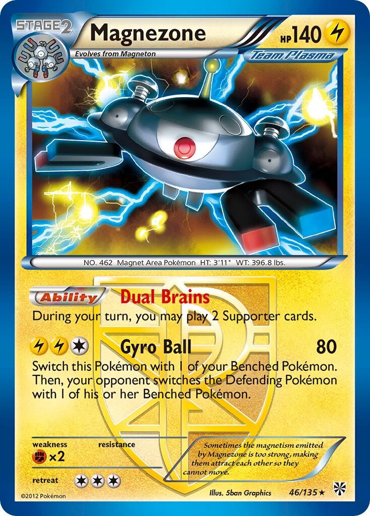 Magnezone - 46/135 - Rare Holo (Inglés Foil MP)