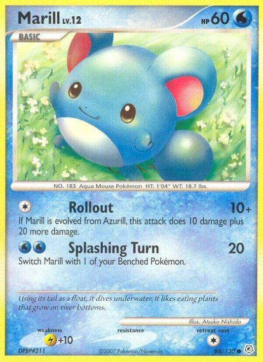 Marill - 88/130 - Common (Inglés Reverse Holo LP)