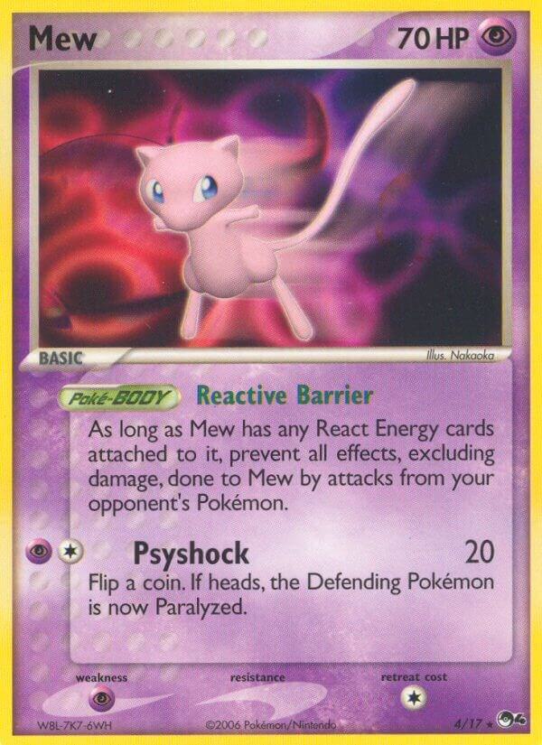 Mew - 4/17 - Rare (Inglés Foil MP)