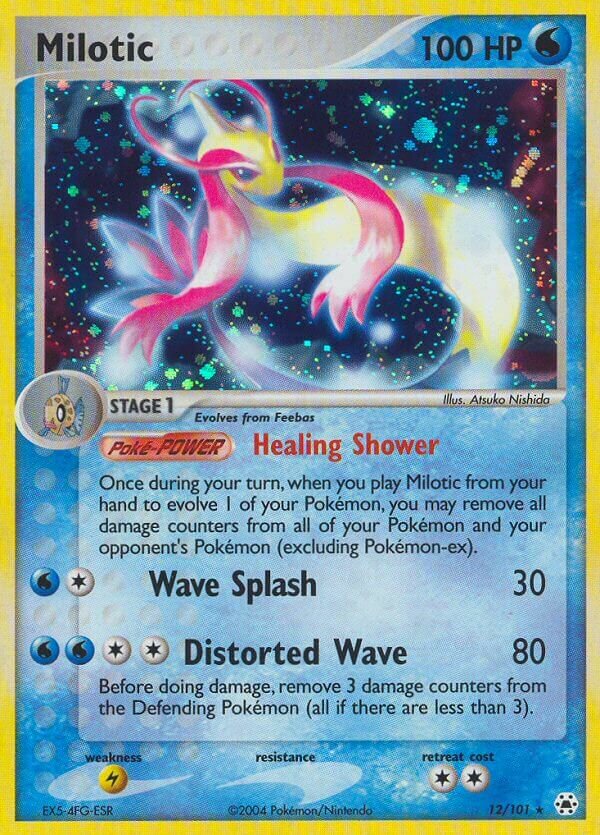 Milotic - 12/101 - Rare Holo (Inglés Foil LP)