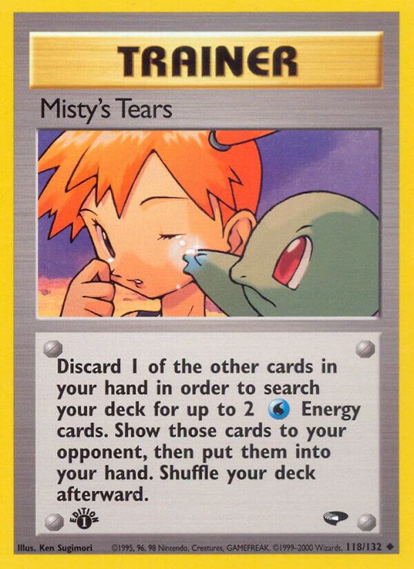 Misty's Tears - 118/132 - Unlimited Uncommon (Inglés Unlimited HP)