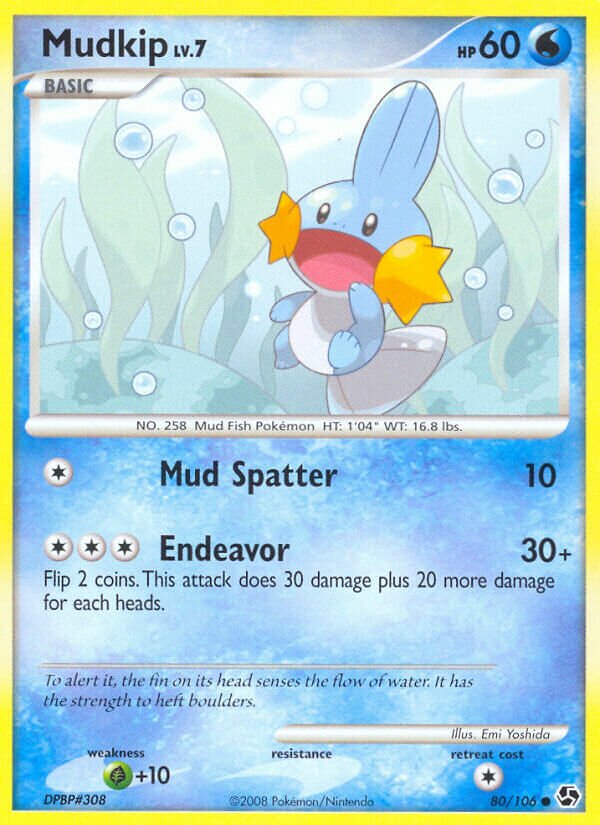 Mudkip - 80/106 - Common (Inglés MP)