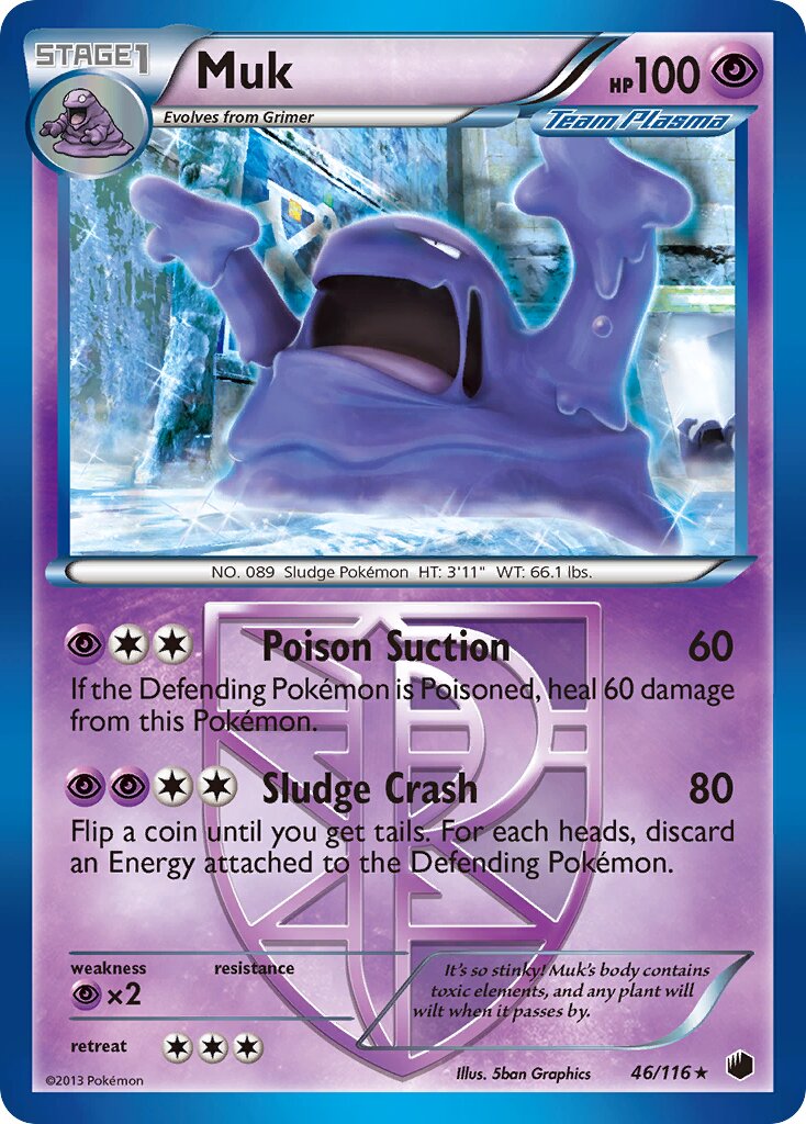 Muk - 46/116 - Rare (Inglés NM)