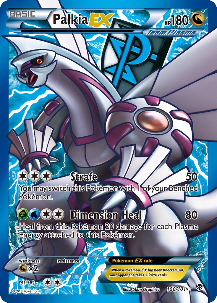 Palkia-EX - 100/101 - Rare Ultra (Inglés Foil LP)