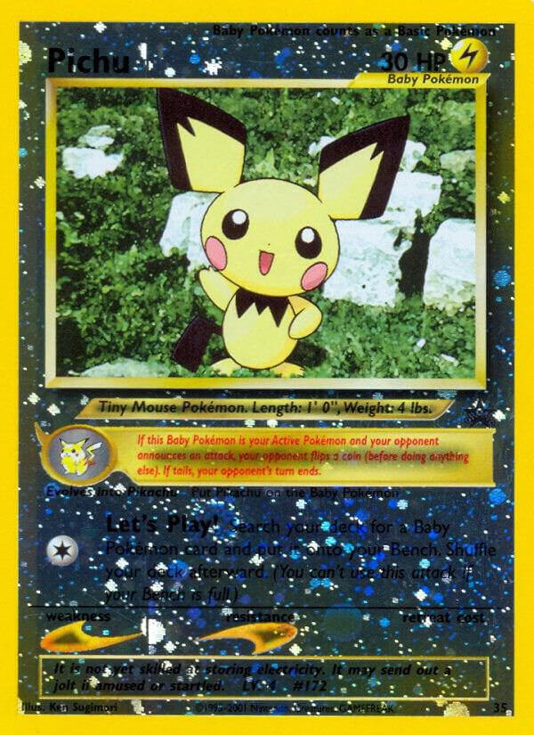 Pichu - 35 - Promo (Inglés Reverse Holo MP)