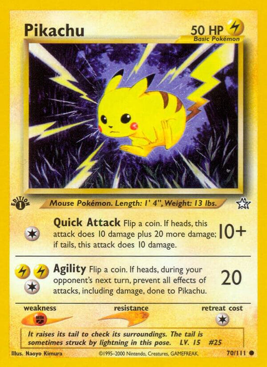 Pikachu - 70/111 - Common (Inglés DMG)