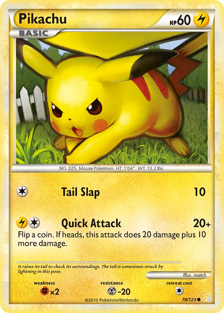 Pikachu - 78/123 - Common (Inglés LP)