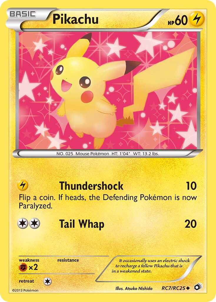 Pikachu - RC7/RC25 - Uncommon (Inglés Foil LP)
