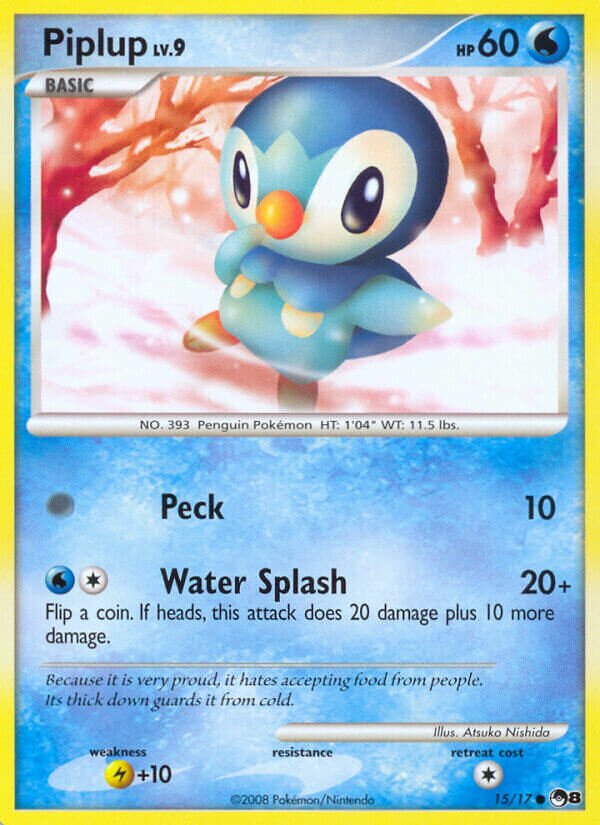 Piplup - 15/17 - Common (Inglés LP)