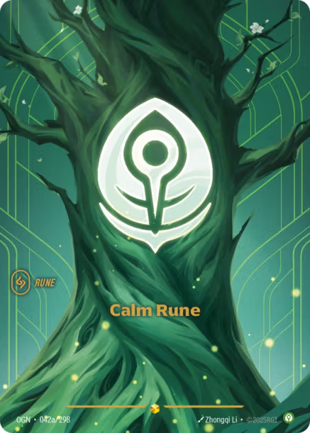 CALM RUNE - OGN-042a/298