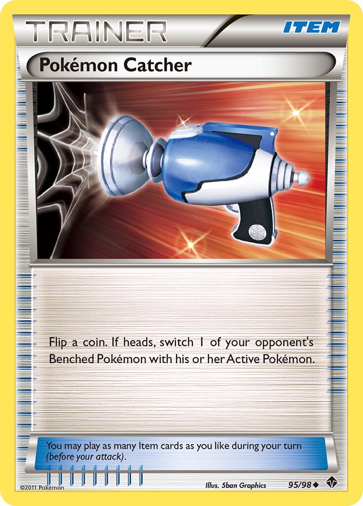 Pokémon Catcher - 95/98 - Uncommon (Inglés HP)
