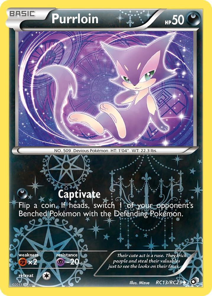 Purrloin - RC13/RC25 - Uncommon (Inglés Foil LP)