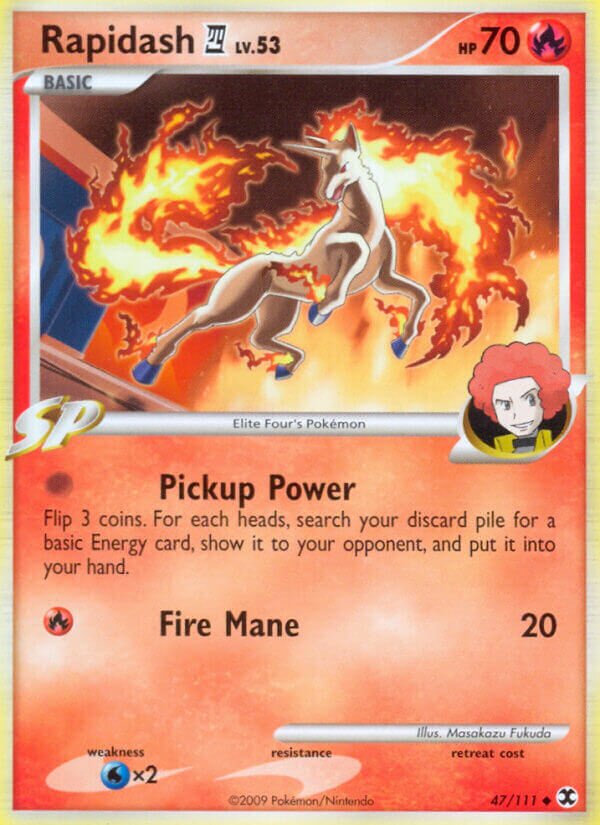 Rapidash E4 - 47/111 - Uncommon (Inglés NM)