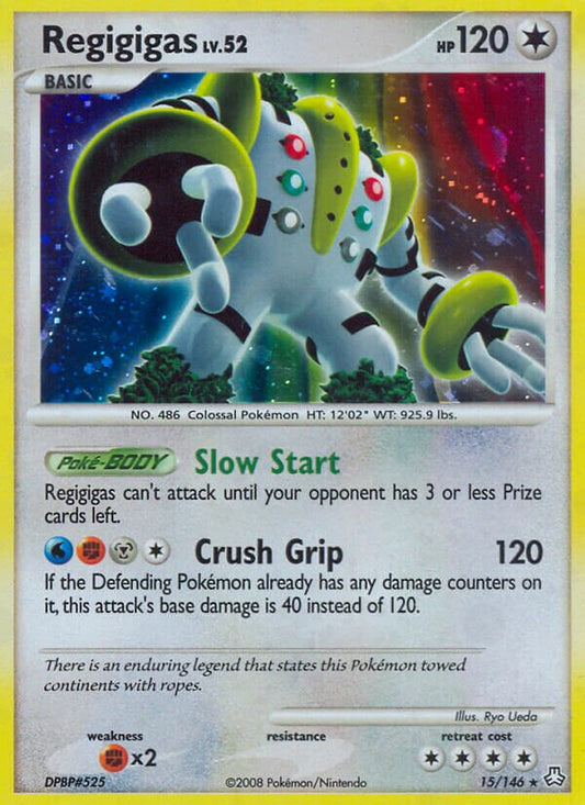 Regigigas - 15/146 - Rare Holo (Inglés Foil LP)