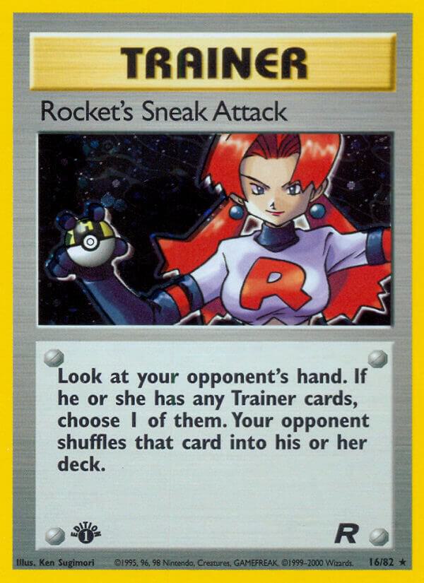 Rocket's Sneak Attack - 16/82 - Unlimited Holofoil Rare Holo (Inglés Unlimited Holofoil LP)