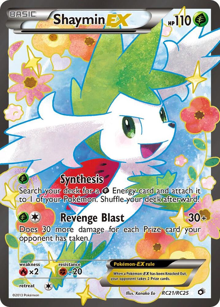 Shaymin-EX - RC21/RC25 - Rare Ultra (Inglés Foil LP)