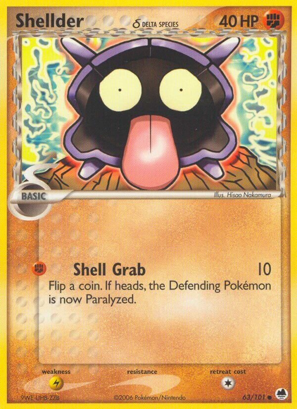 Shellder - 63/101 - Common (Inglés HP)