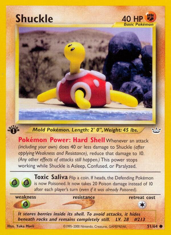 Shuckle - 51/64 - Common (Inglés NM)