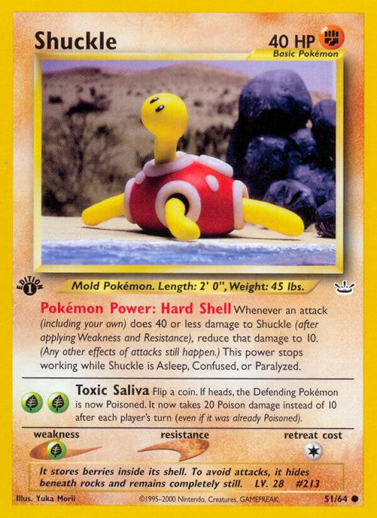 Shuckle - 51/64 - Common (Inglés NM)