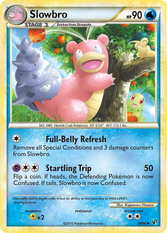 Slowbro - 38/90 - Uncommon (Inglés Reverse Holo LP)