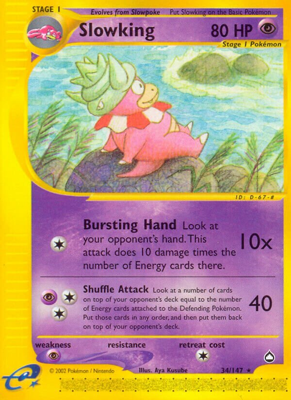 Slowking - 34/147 - Rare (Inglés MP)