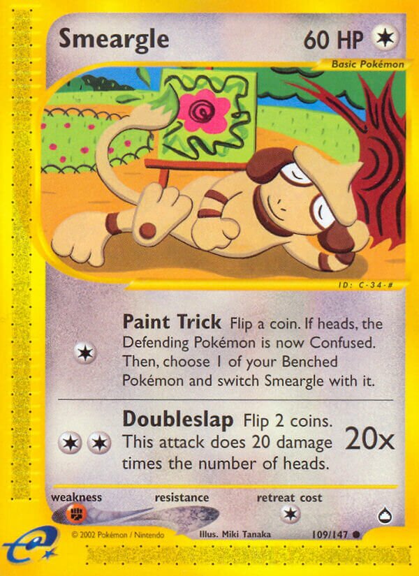 Smeargle - 109/147 - Common (Inglés Reverse Holo LP)