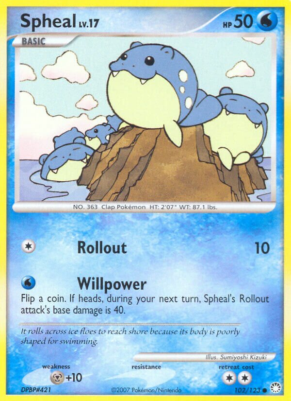 Spheal - 102/123 - Common (Inglés MP)