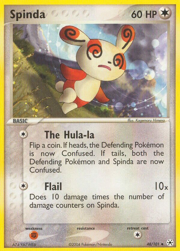 Spinda - 48/101 - Uncommon (Inglés DMG)