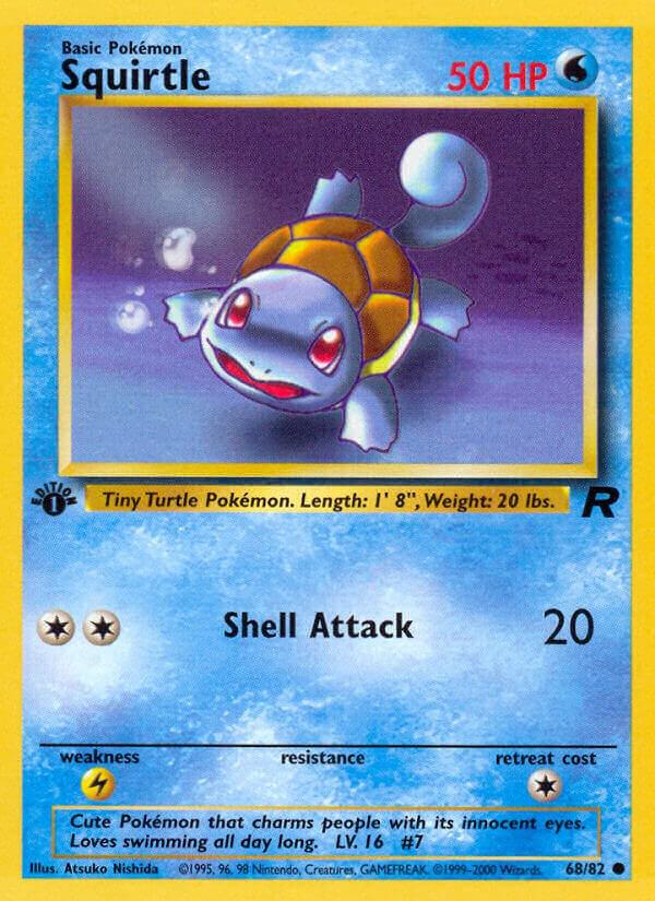 Squirtle - 68/82 - Unlimited Common (Inglés Unlimited MP)