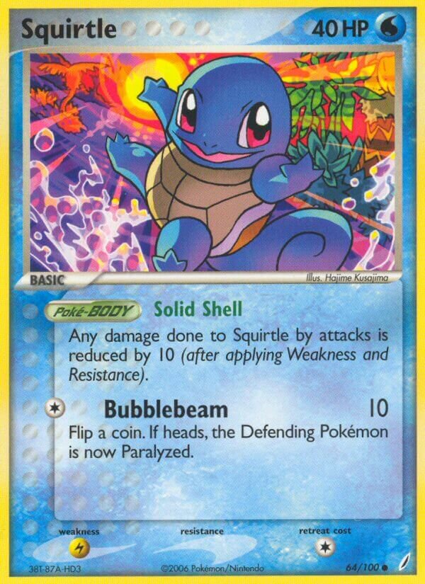 Squirtle - 64/100 - Common (Inglés LP)