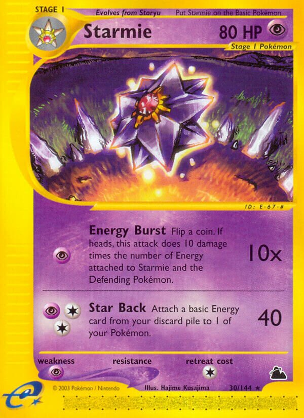 Starmie - 30/144 - Rare (Inglés LP)