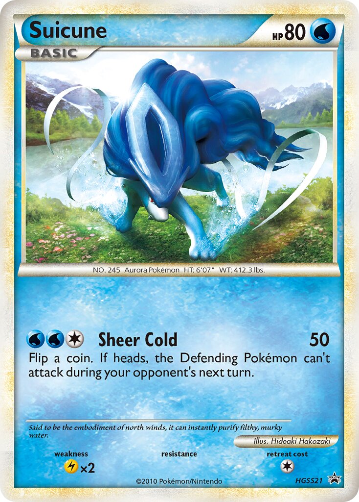 Suicune - HGSS21 - Promo (Inglés Foil LP)