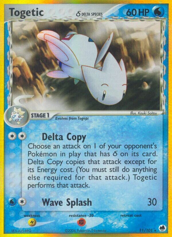Togetic - 11/101 - Rare Holo (Inglés Reverse Holo LP)