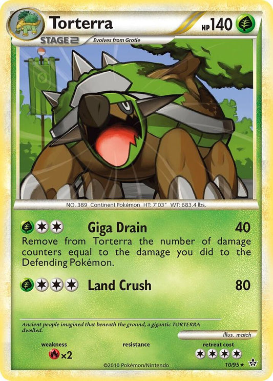 Torterra - 10/95 - Rare Holo (Inglés Foil LP)