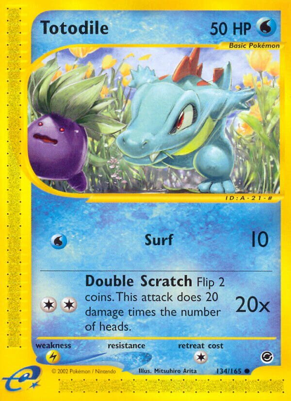 Totodile - 134/165 - Common (Inglés MP)