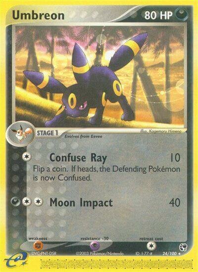 Umbreon - 24/100 - Rare (Inglés MP)